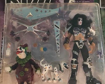 Vintage NIB Kiss Action Figures, Kiss Dolls, Set of 4 Kiss