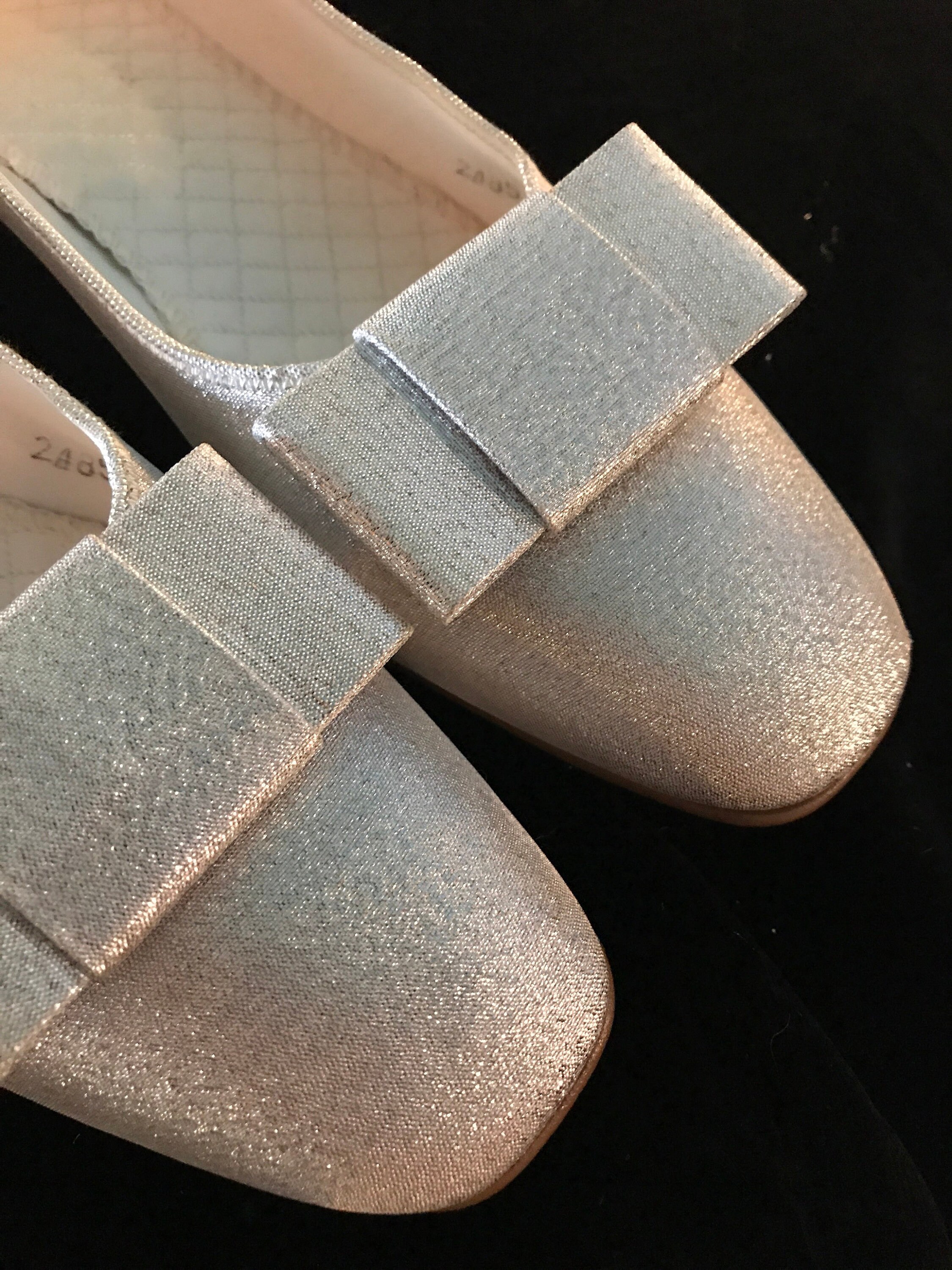 silver slipper shoes for women on Vintage Silver Daniel Green Slippers Metallic Silver Slippers Vintage Fancy House Shoes Daniel Green Comfy Slippers Gold Slippers