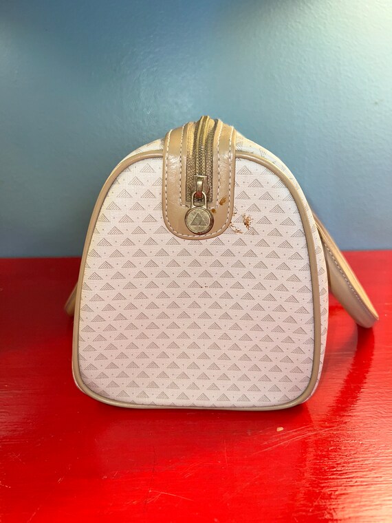 Vintage Liz Claiborne Purse. Tan/Off White Liz Cl… - image 3