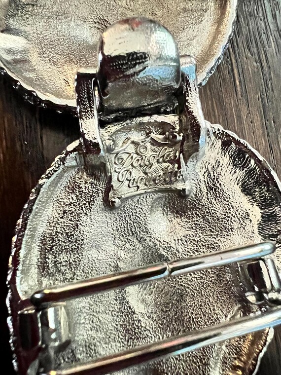 Vintage Douglas Paquette Silver Tone Paisley Belt Buckle - Etsy display picture 2