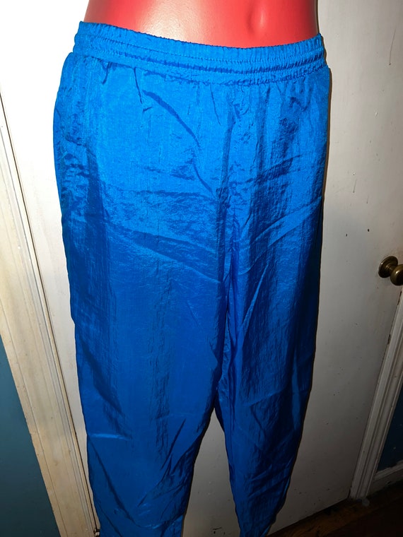 Vintage Windbreaker Pants. Ocean Blue Windbreaker Pan… - Gem
