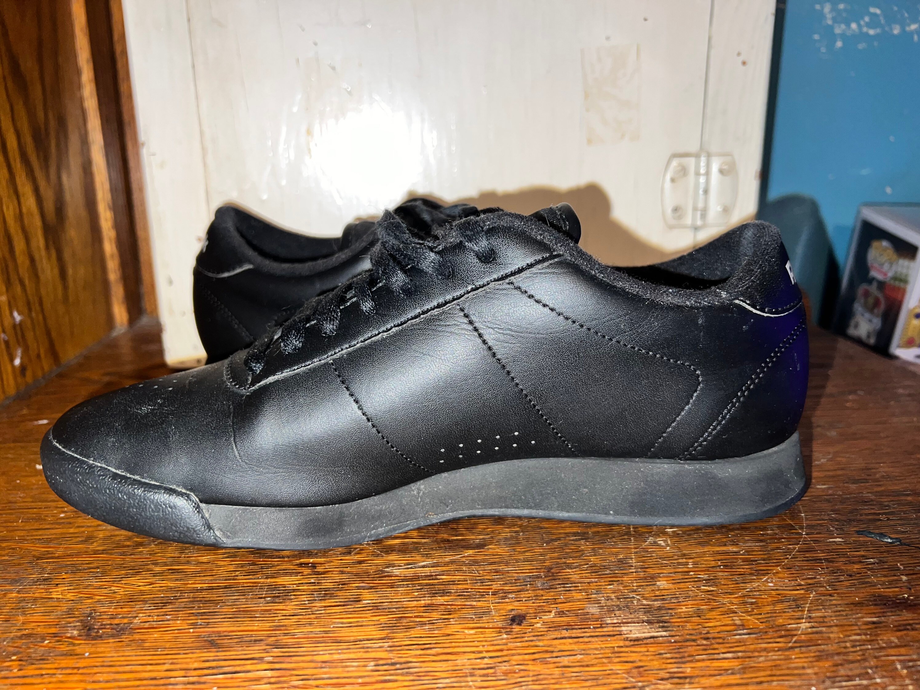 Vintage 90's Black Reebok Classics, Size 7.5 - Etsy