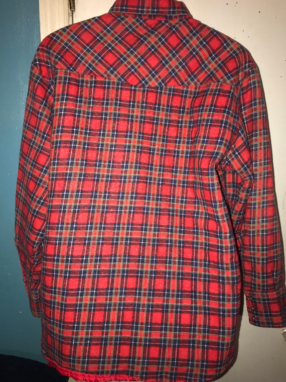 Vintage Coleman Flannel Shirt/Jacket. Mens Flanne… - image 5