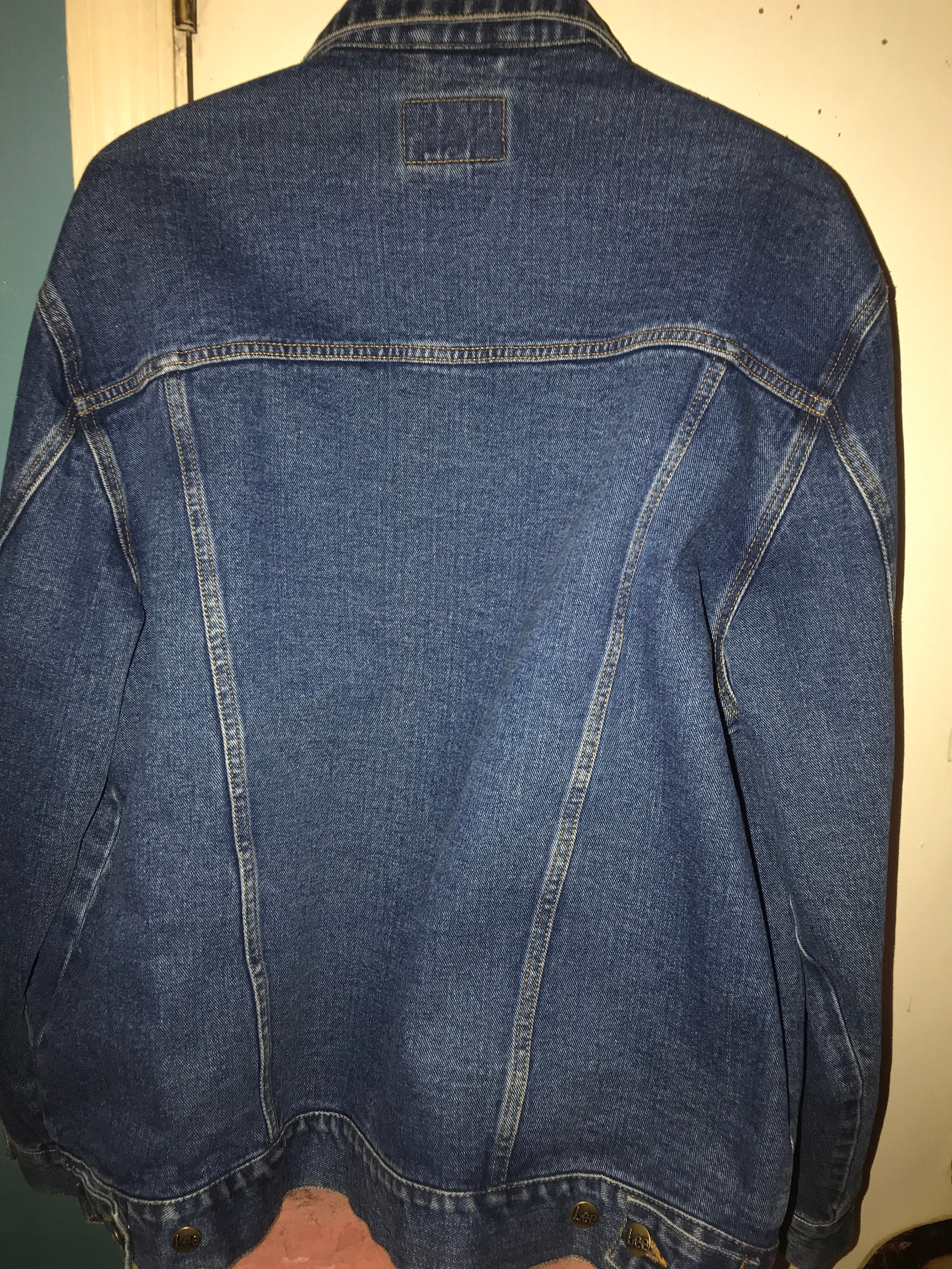 Vintage Lee Jean Jacket. Lee Jean Jacket. Lee Denim Jacket. Blue Jean ...