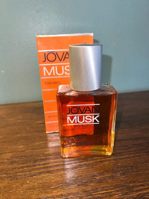 Vintage 1980's Musk by Jovan Cologne, 4 Ounce Spray Bottle, 95