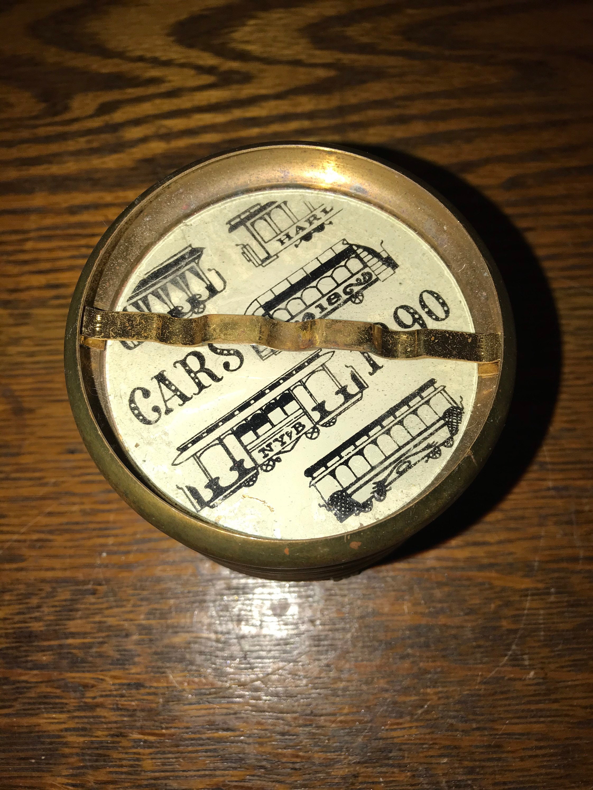 Vintage Brass Stacking Ashtrays. Vintage Brass Ashtrays For Guests. Set