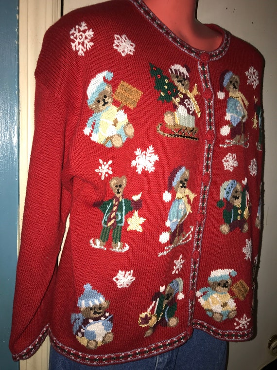 Ugly Christmas Sweater. Vintage Deadstock Ugly Ch… - image 2