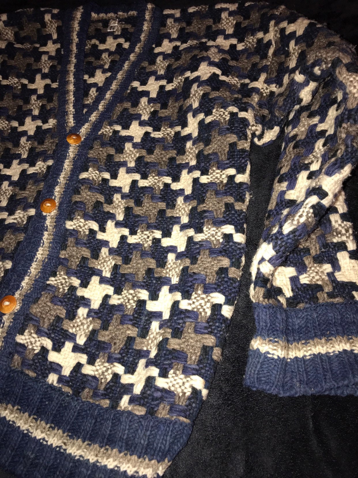 Vintage Ecuador Wool Sweater. Wool Sweater. Hand Made Ecuador Sweater ...