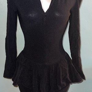 Vintage 1990’s Black Eric Andres, Made In France, The Perfect Black Dress, Size S