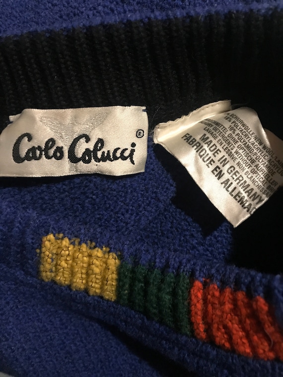 Vintage 90s Carlo Colucci Sweater Made in Germany. Etsy Canada