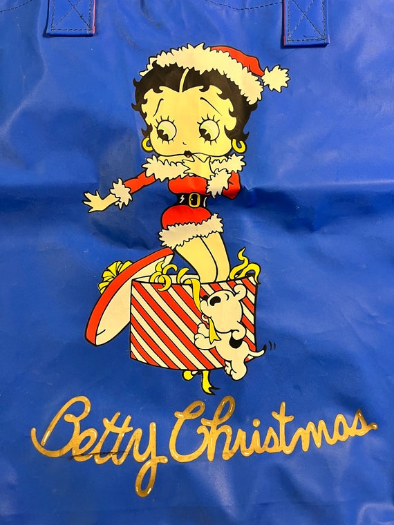 Betty Boop Christmas Tote Bag. Vintage  Christmas 