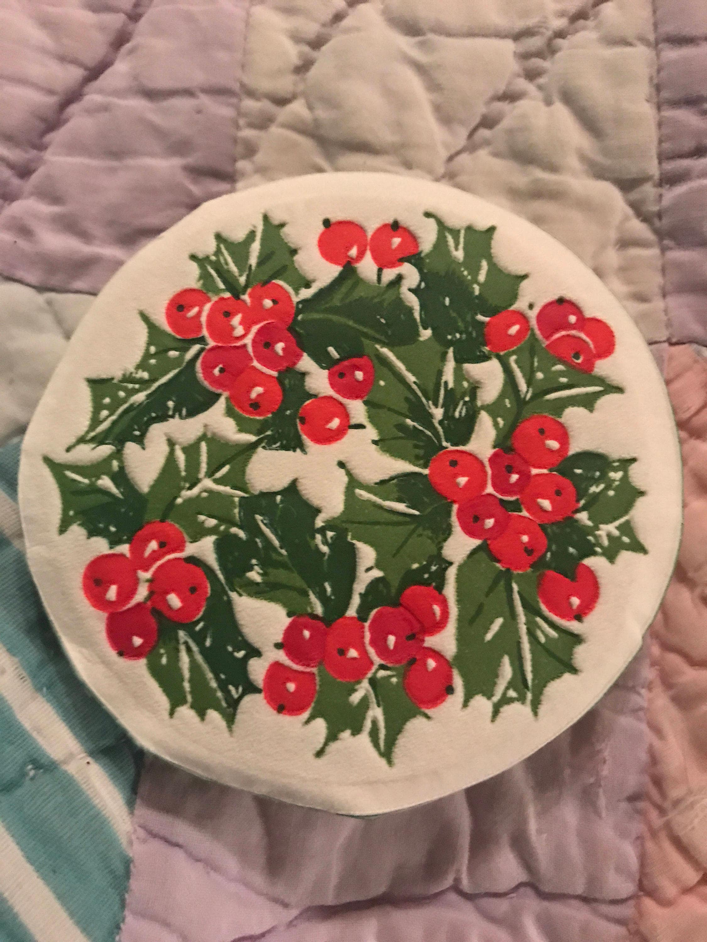 Vintage Hallmark Christmas Paper Coasters. Vintage Coasters. Vintage