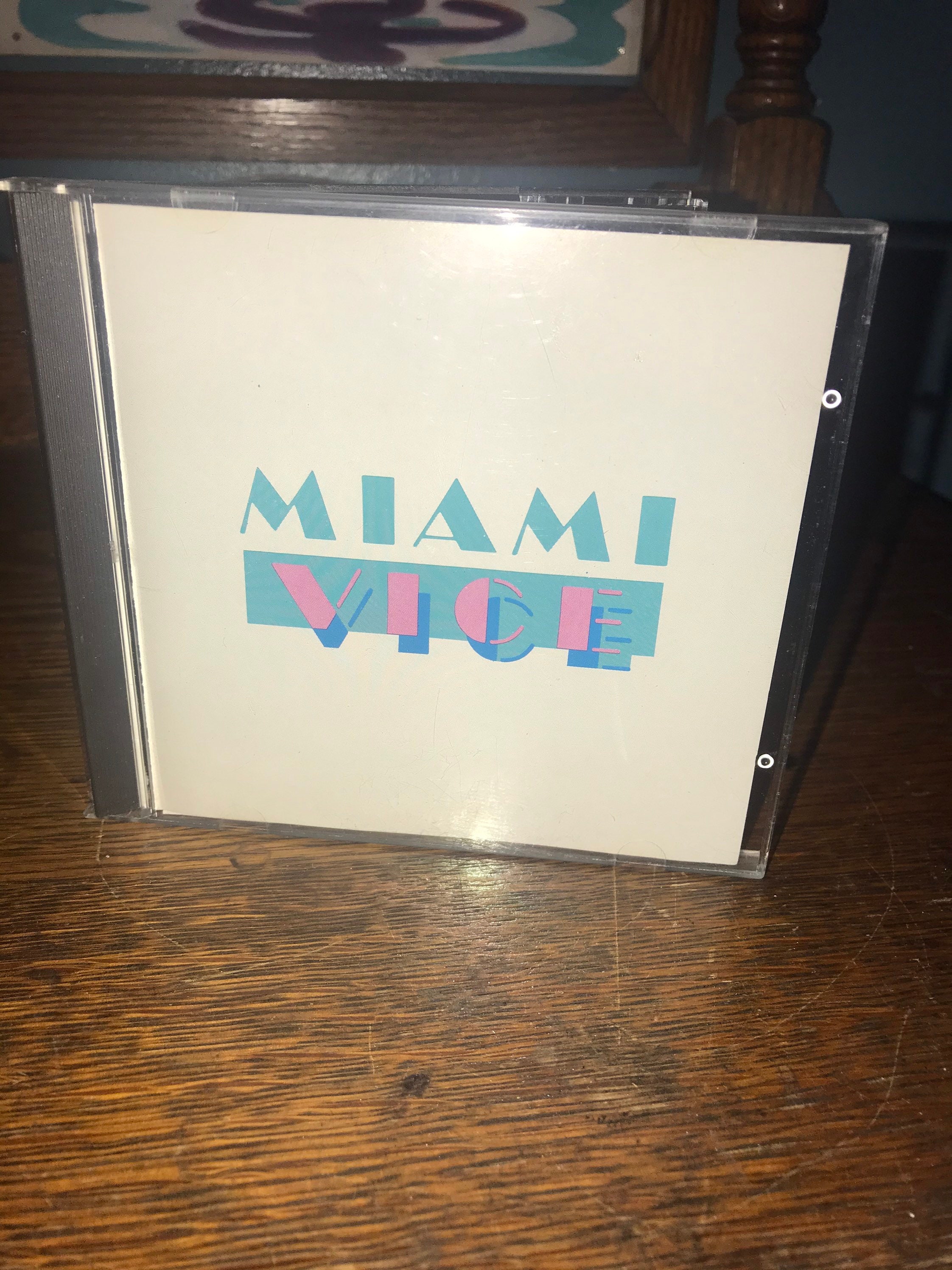 Vintage Miami Vice Soundtrack CD. Vintage Compact Disc. Miami Vice TV Show Soundtrack on CD. Don