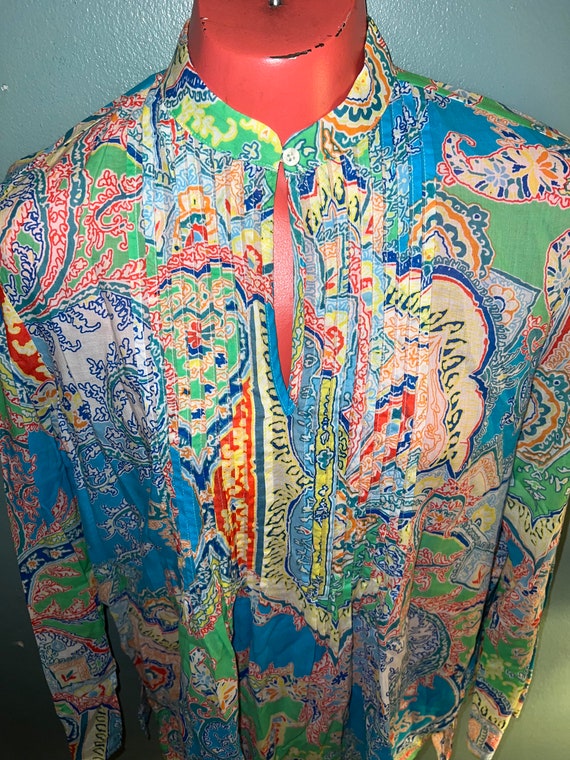 Women’s Ralph Lauren Tunic. Colorful Long Tunic S… - image 3