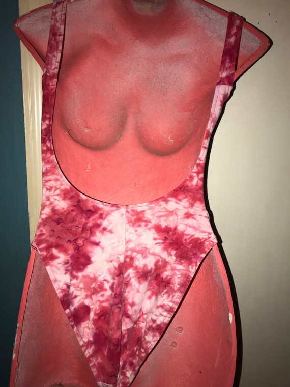 Vintage 1980's Swimsuit. Vintage Soleil Tie Dye  … - image 5