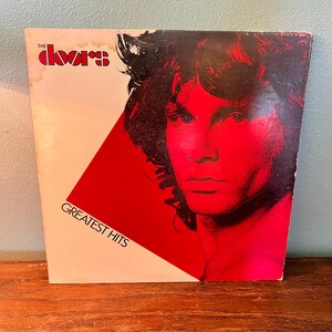 Vintage The Doors, Greatest Hits Record Album.