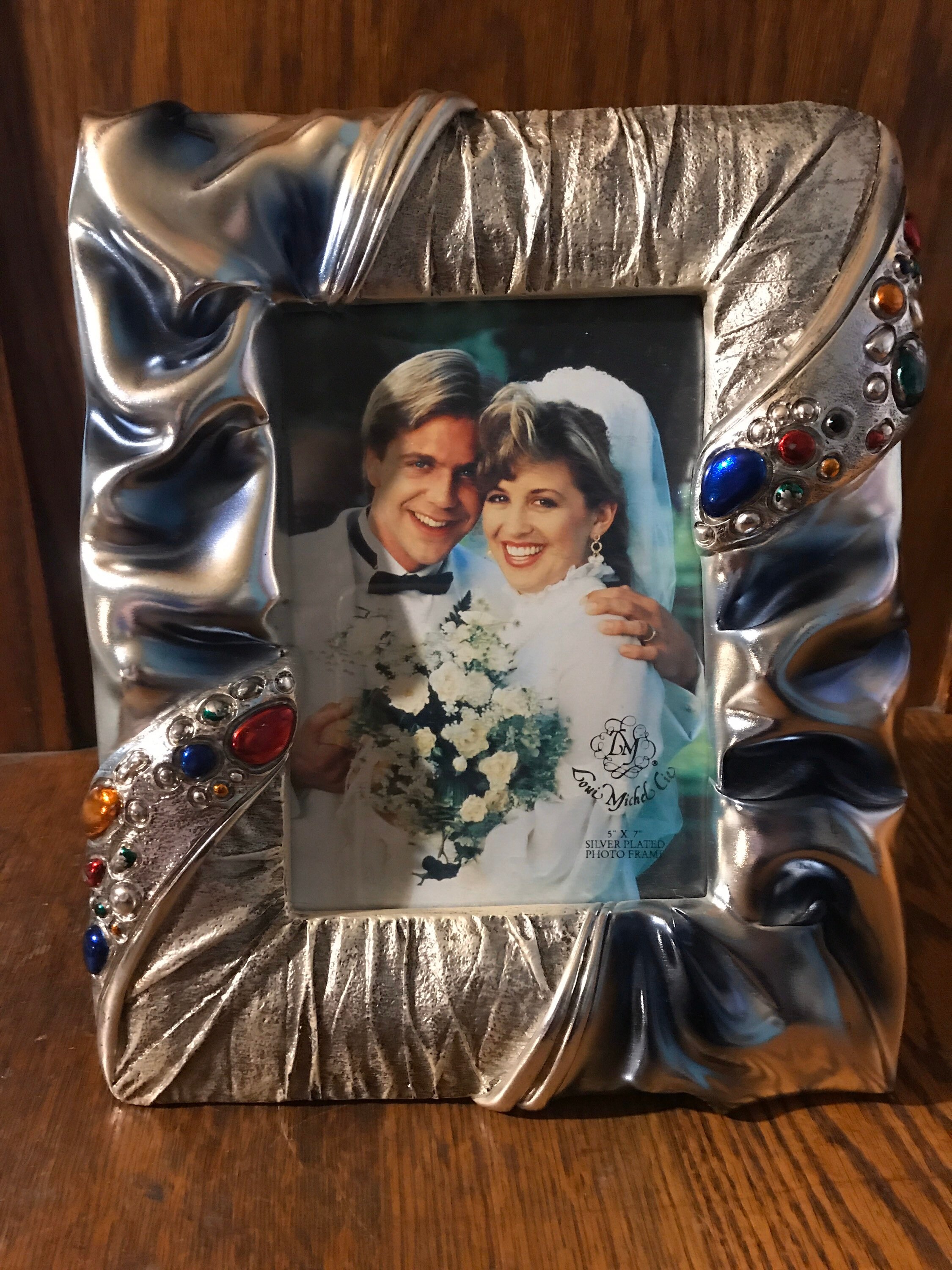 Vintage Silver Plated Frame. Vintage 1980’s Awesome Silver Frame. 5 x 7