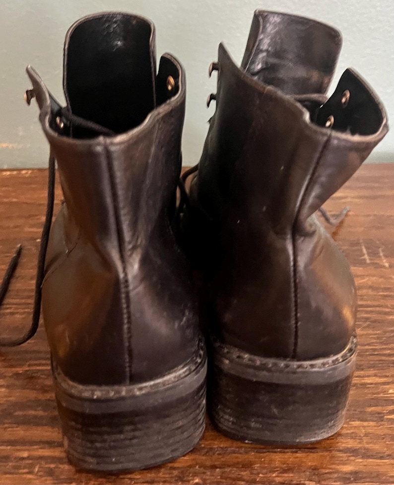 Vintage Jones of New York Leather Boots, Y2K Clunky Boots, Size 9 - Etsy