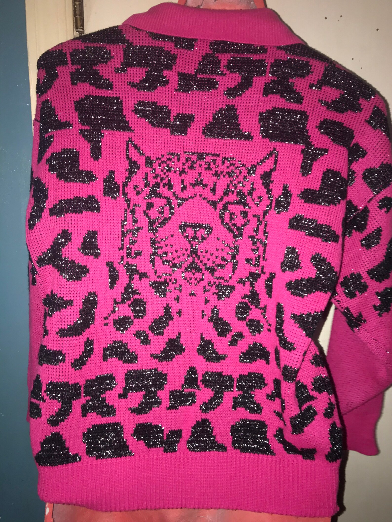 ugly pink sweater