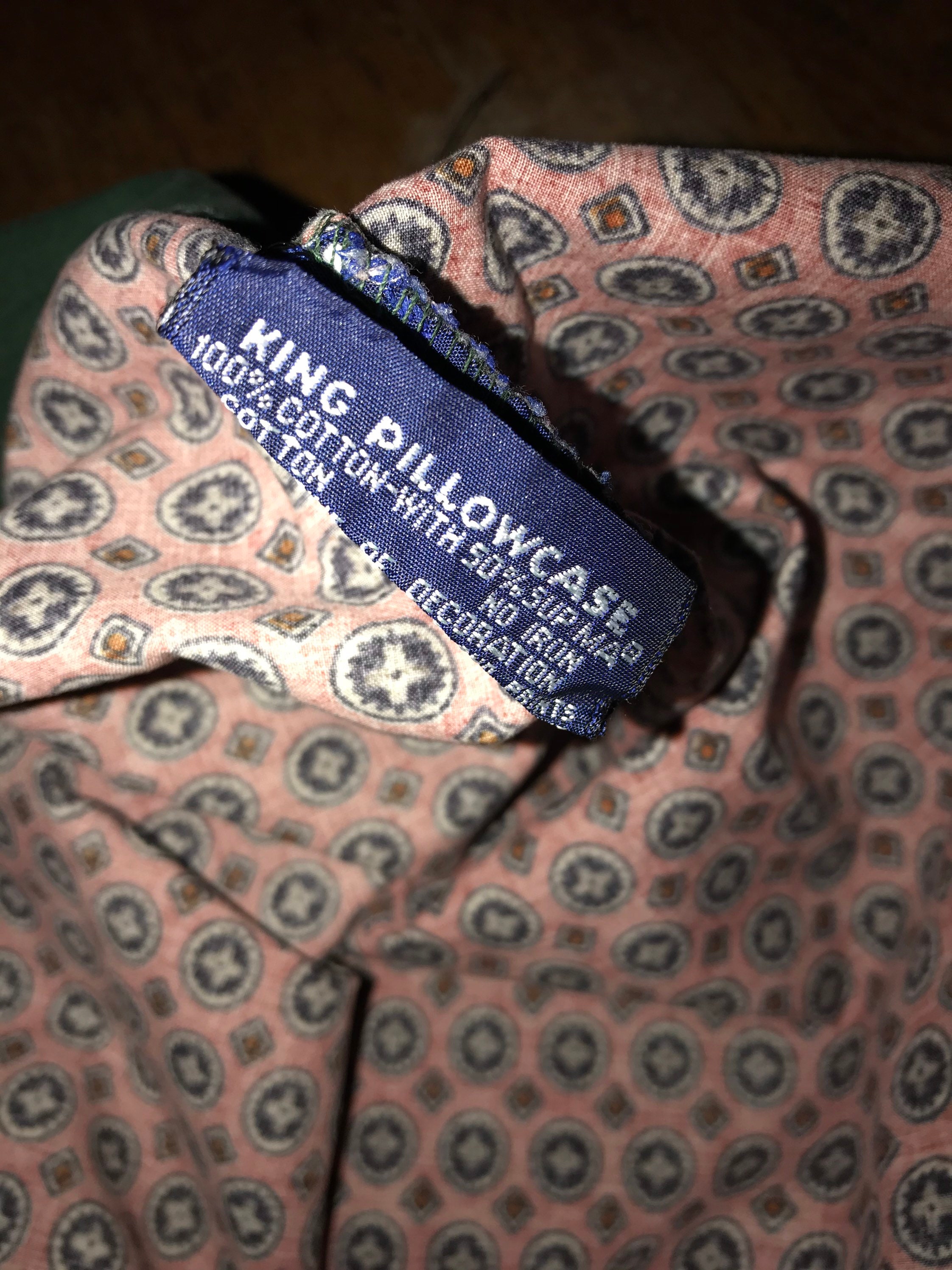 Vintage Ralph Lauren Equestrian King Size Pillowcase. Ralph Lauren ...