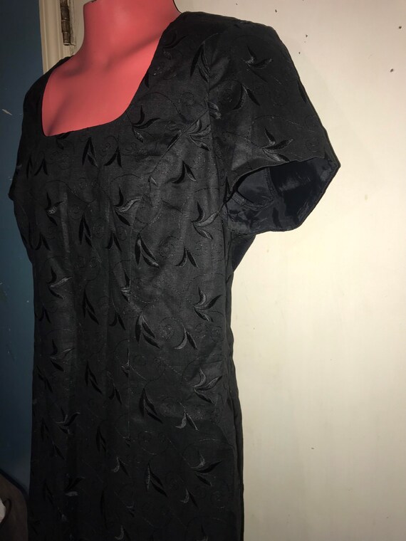 Vintage Black Dress. Vintage Liz Claiborne Black … - image 3