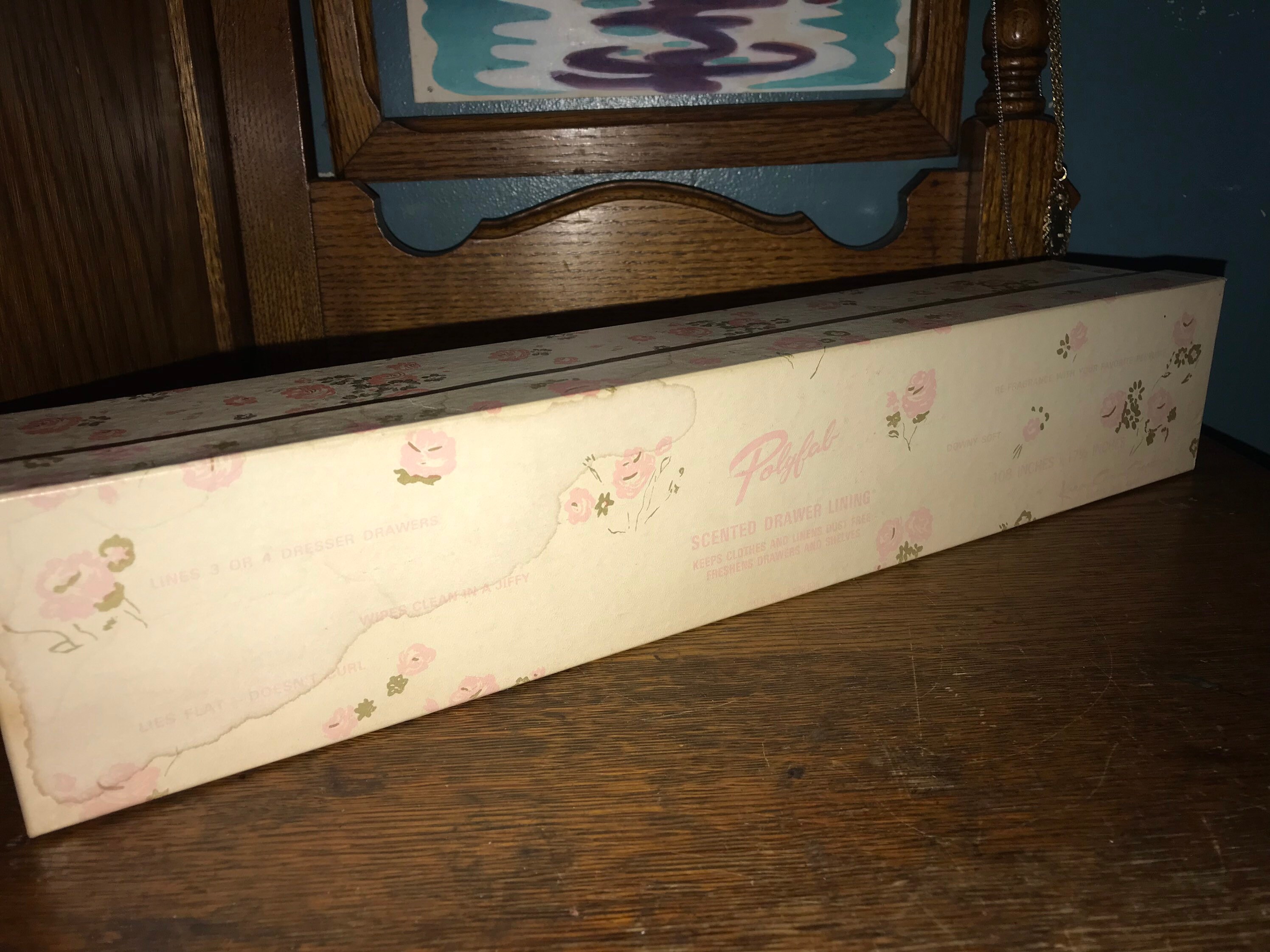 Vintage Polyfab Scented Drawer Lining Home & Living Bathroom