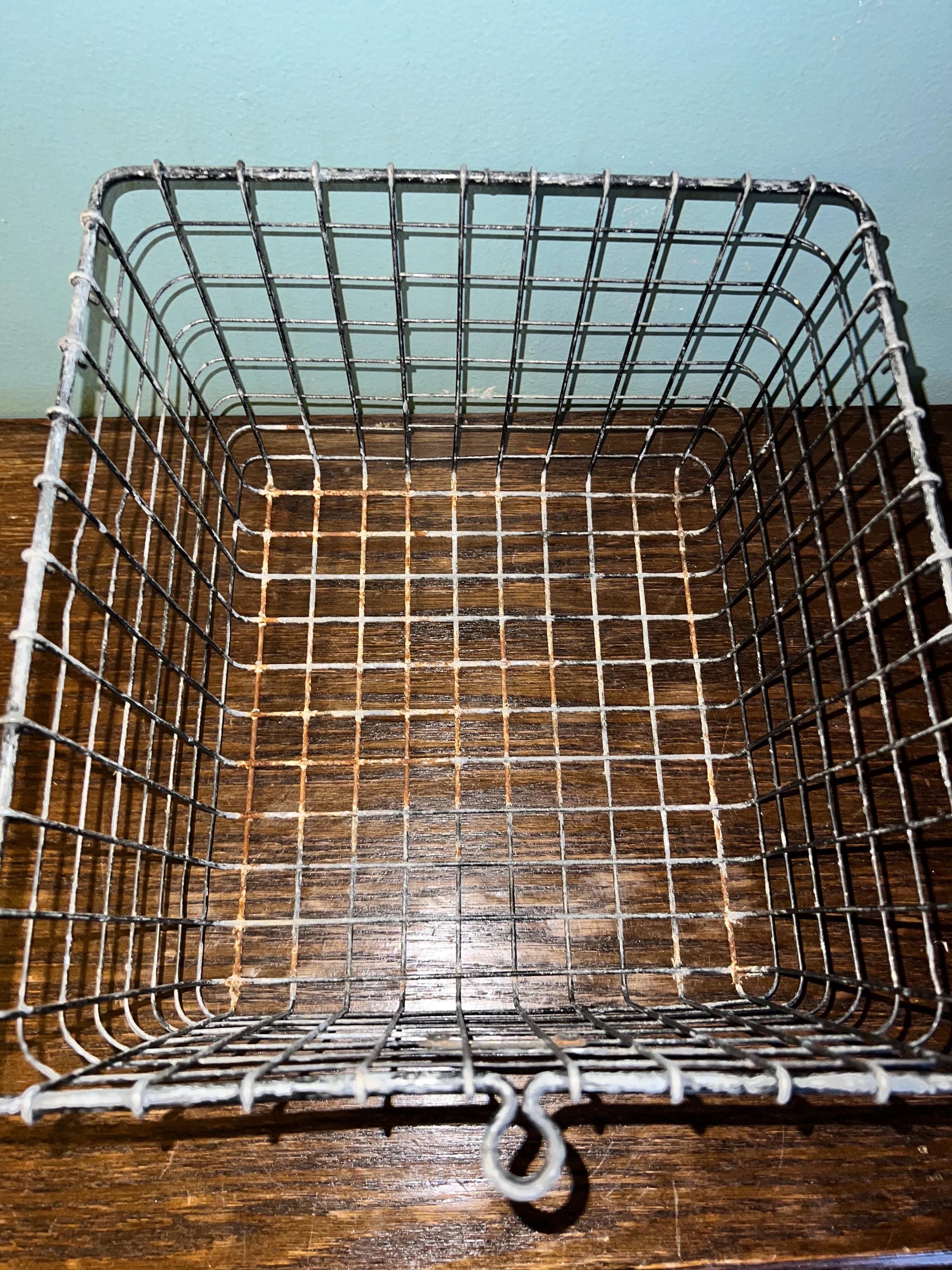 Vintage Kasper Wire Works Basket, Industrial , Factory - Etsy
