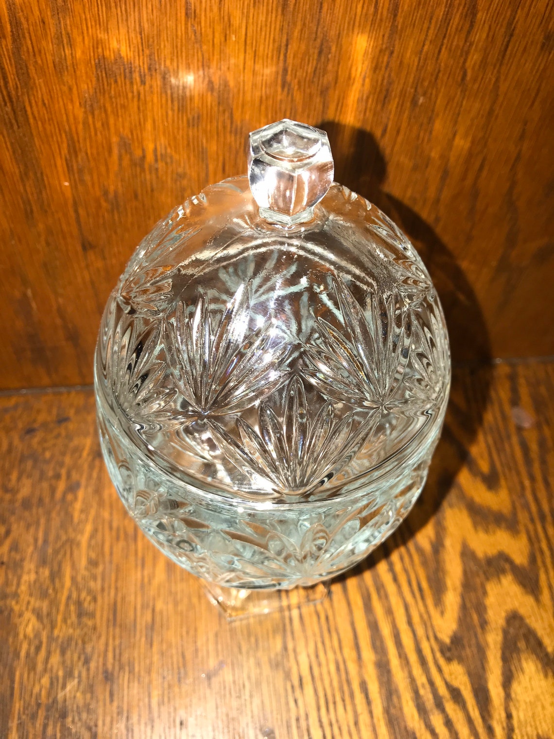 Vintage Cut Glass Egg Dish. Cut Glass Egg Dish With Lid. Glass Etsy