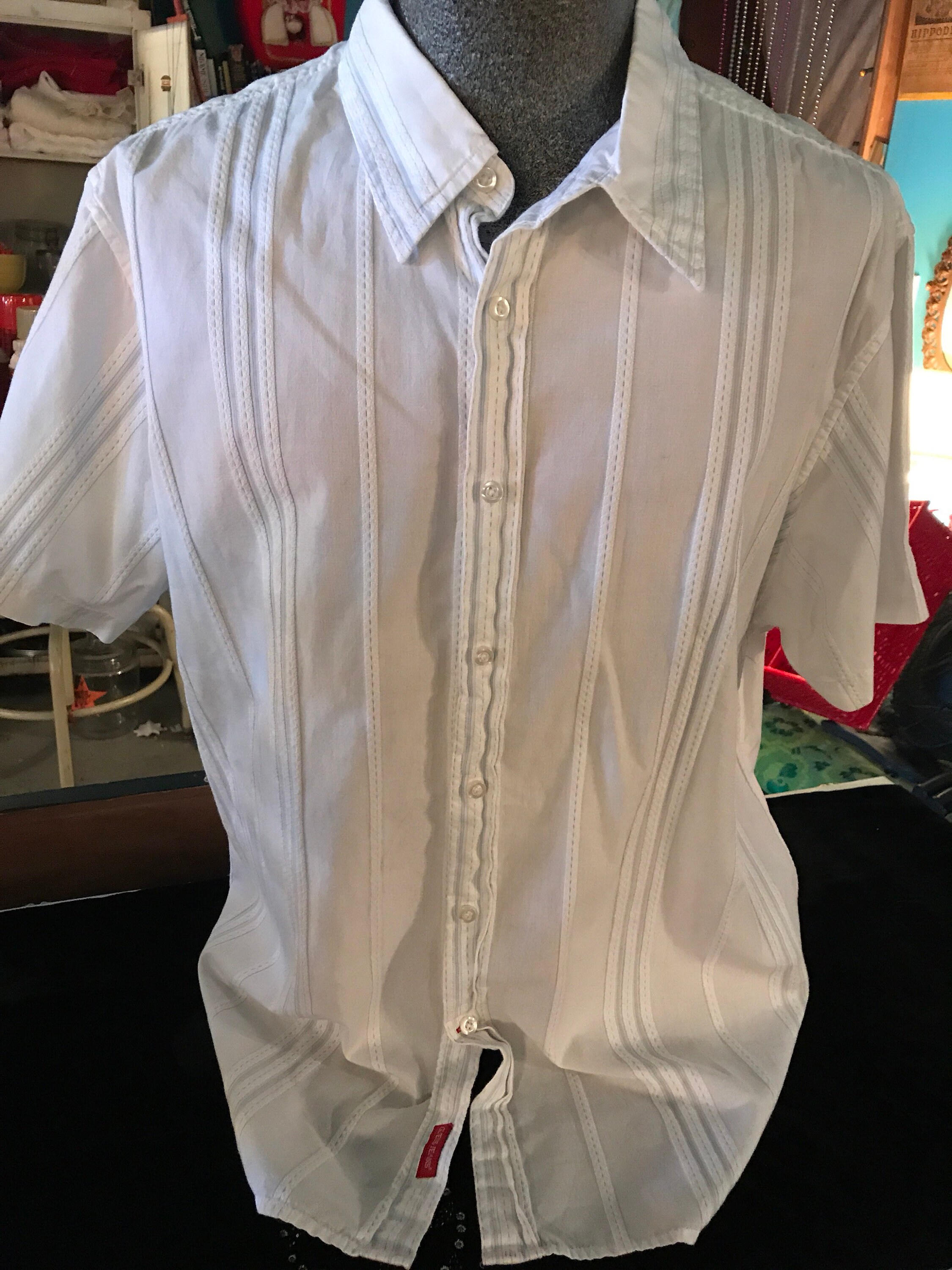 Vintage Guess Shirt. Men s Guess Jeans Button Down Shirt. Button Down Shirt. Men s Summer Shirt