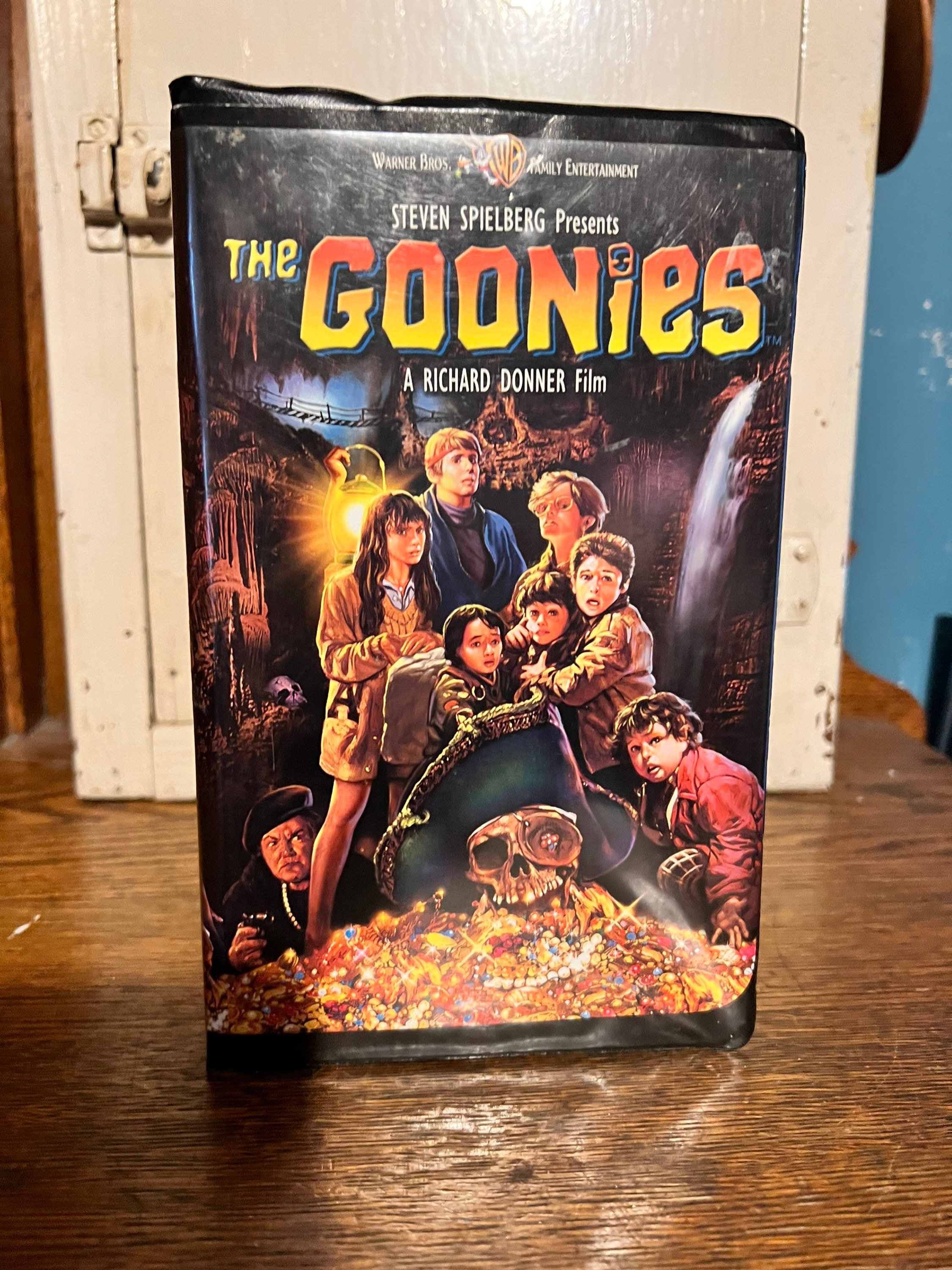 Vintage The Goonies VHS Tape. The Goonies Movie With Clamshell Case.