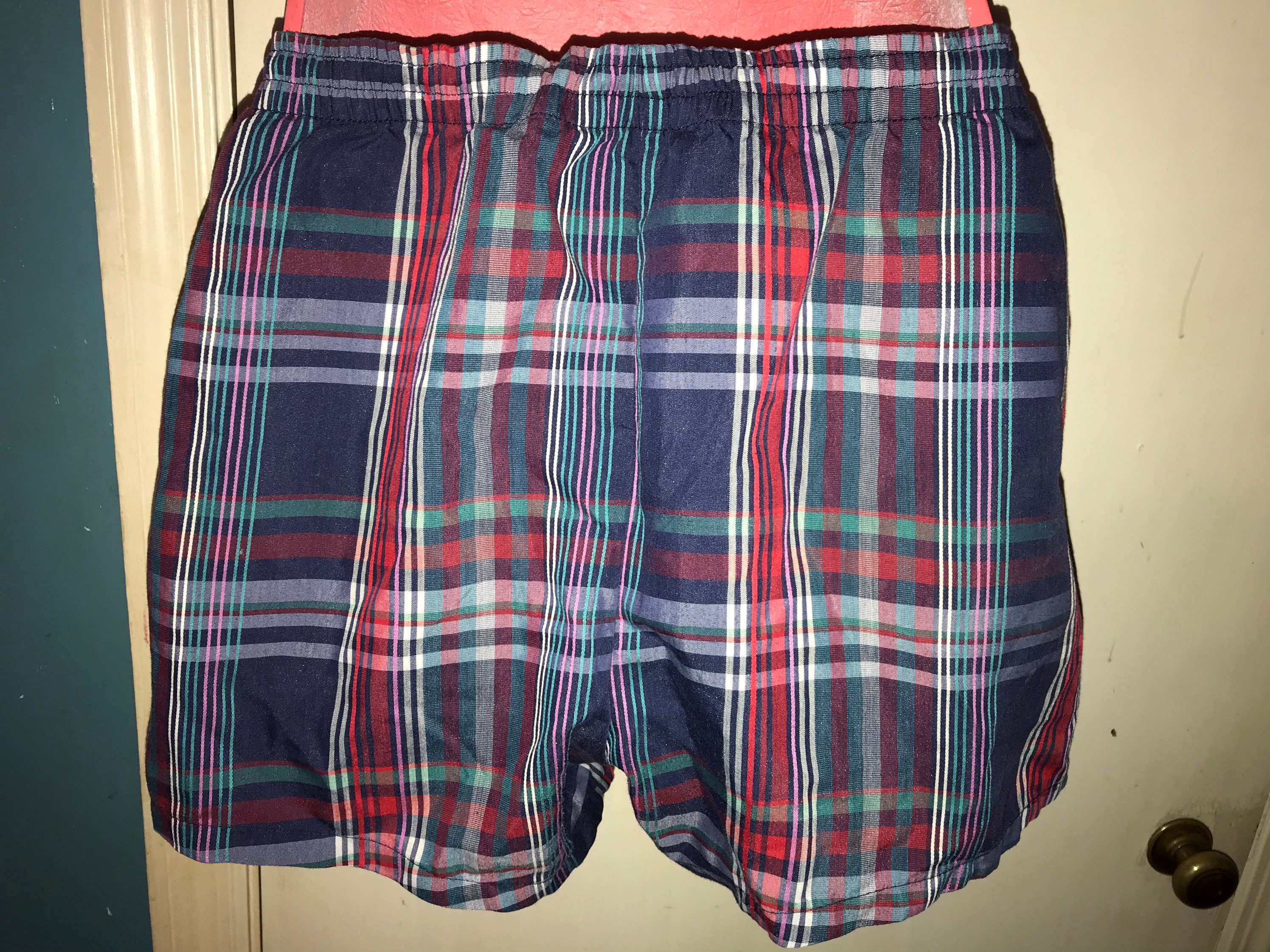 Vintage 1970’s Jantzen Plaid Swim Trunks. Plaid Jantzen Swim Trunks ...