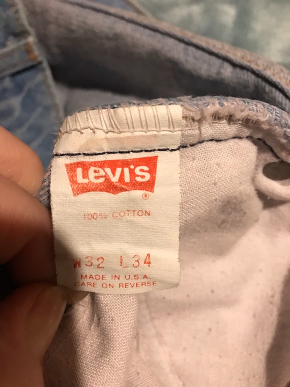 Vintage Levi's Jeans. 80’s Denim Jeans. Levi's Or… - image 10