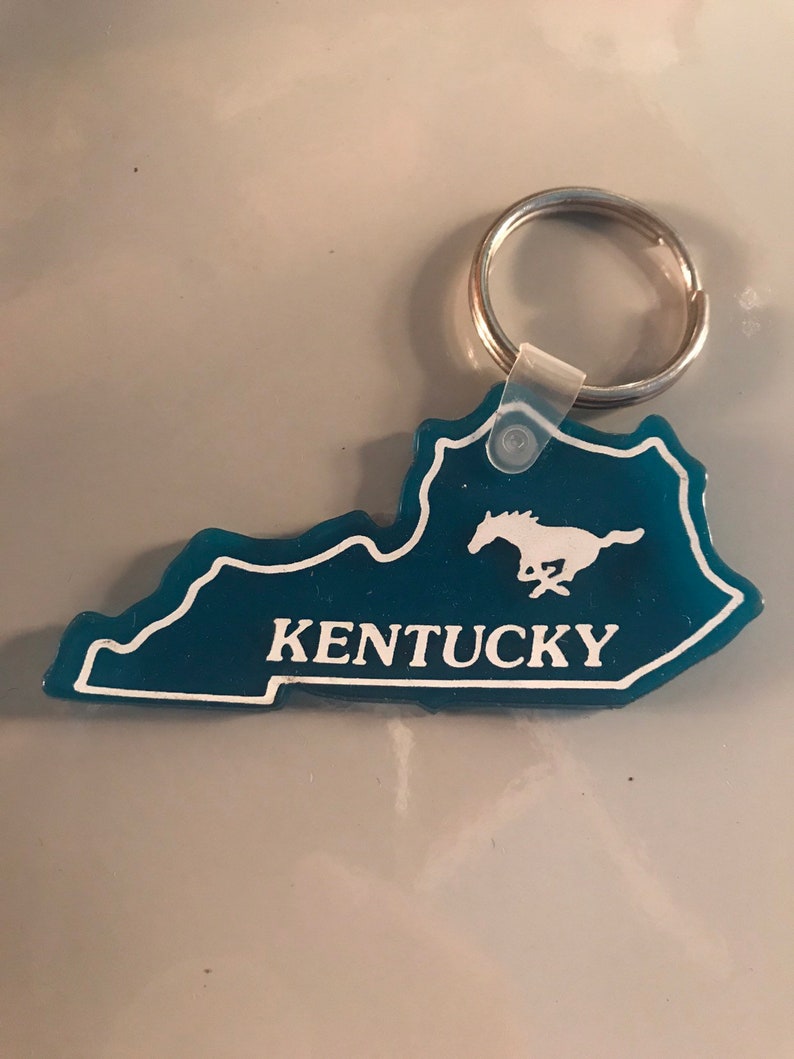 Vintage Keychains. Chevy Keychain. Kentucky Keychain. American Etsy