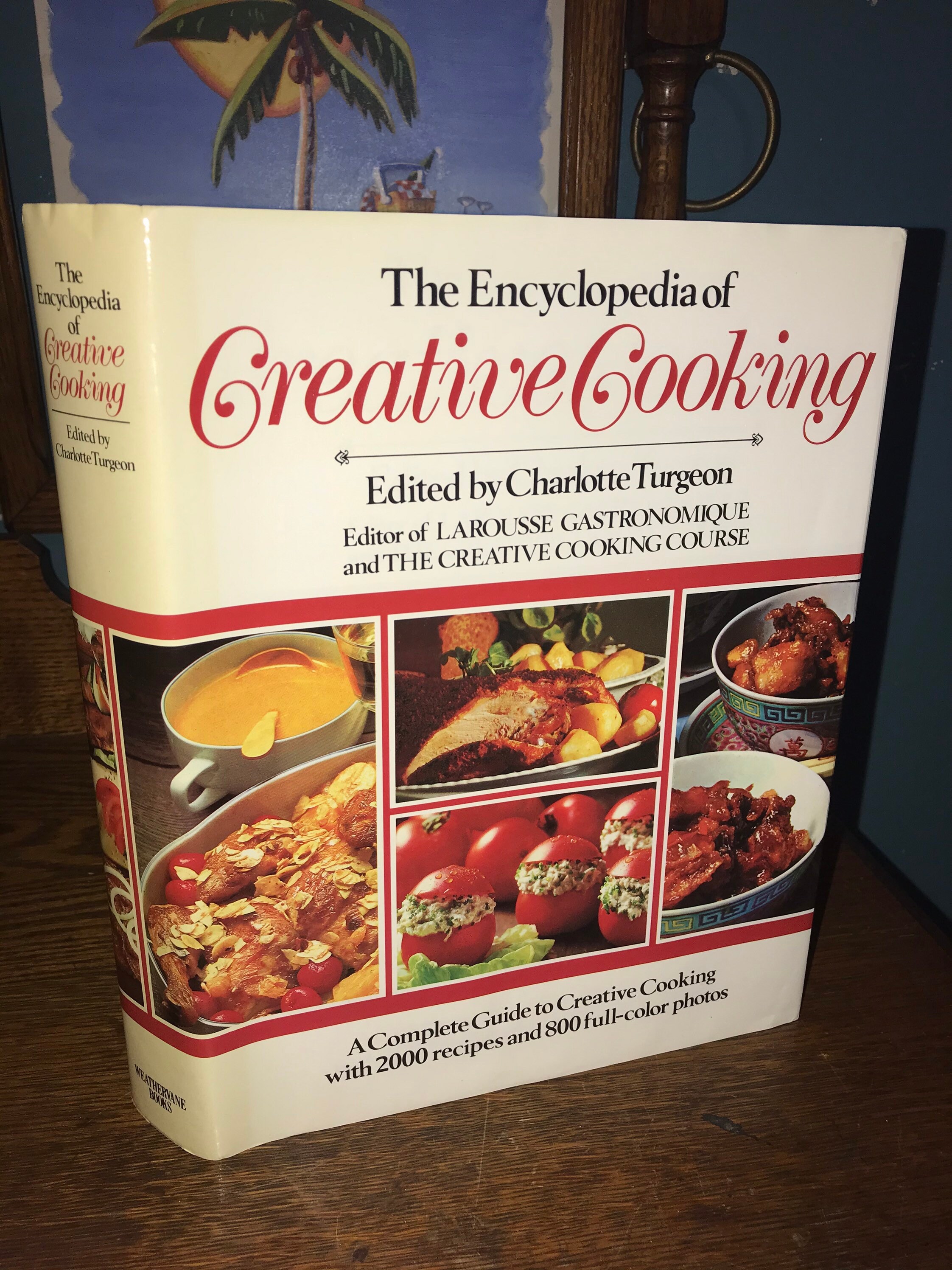 Vintage The Encyclopedia of Creative Cooking Cookbook. 1985 The Encyclopedia of Creative Cooking