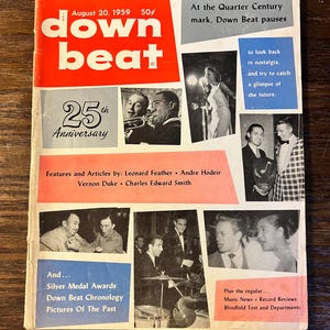 Down Beat Magazine - Etsy