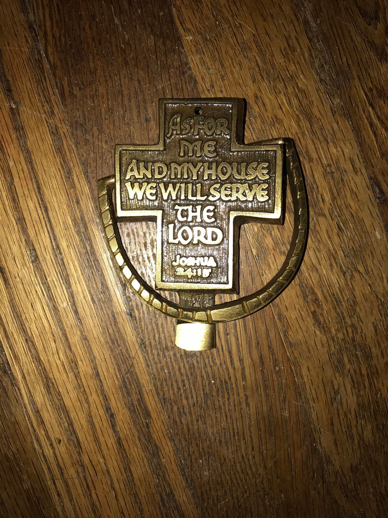 Vintage Solid Brass Israel Door Knocker. Religious Door Etsy