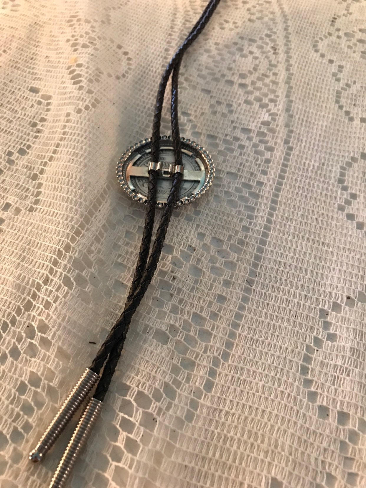 Vintage Boy Scout Bolo Tie. 1973 National Scout Jamboree Bolo Tie