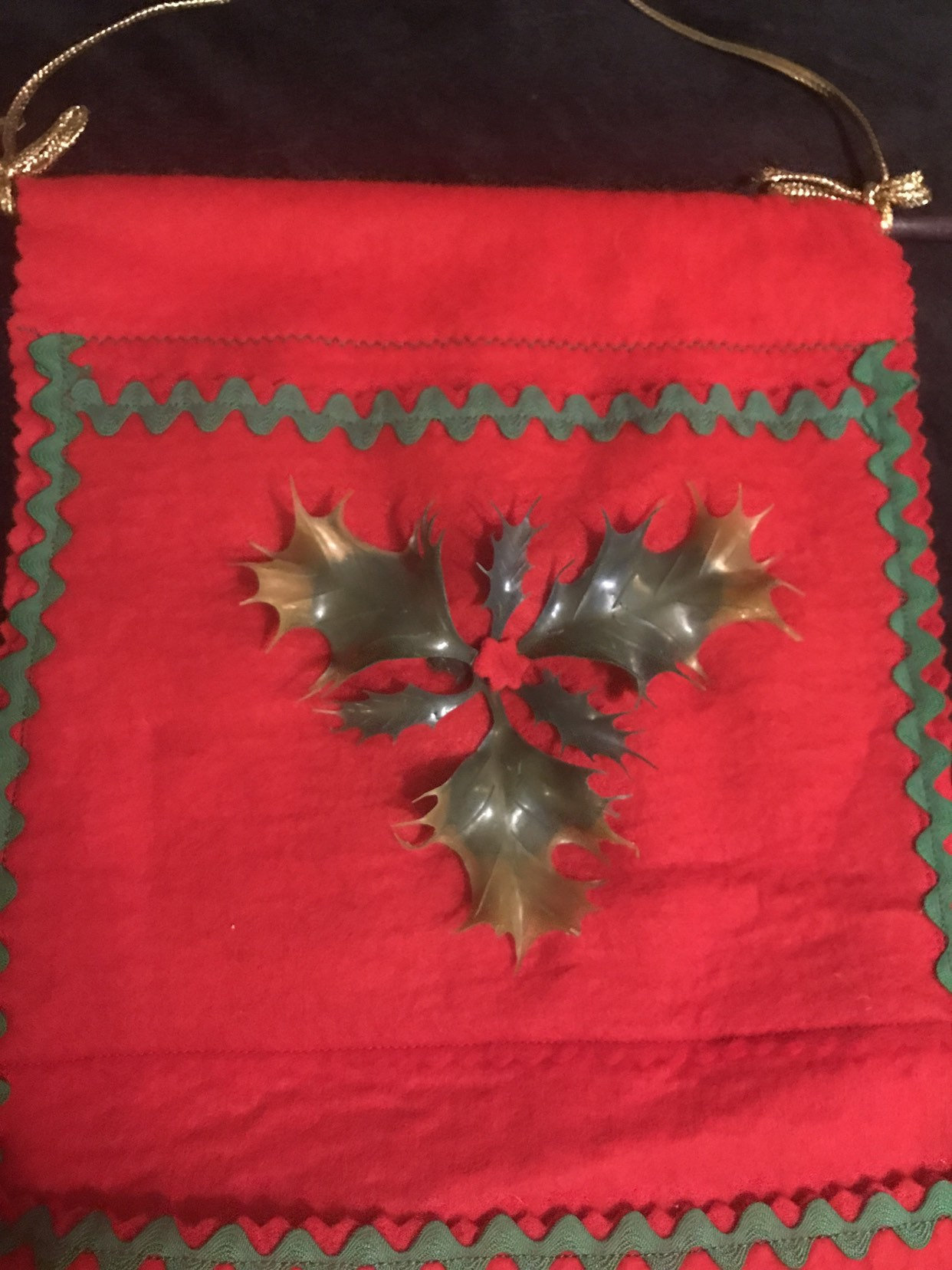 Vintage Christmas Card Holder 