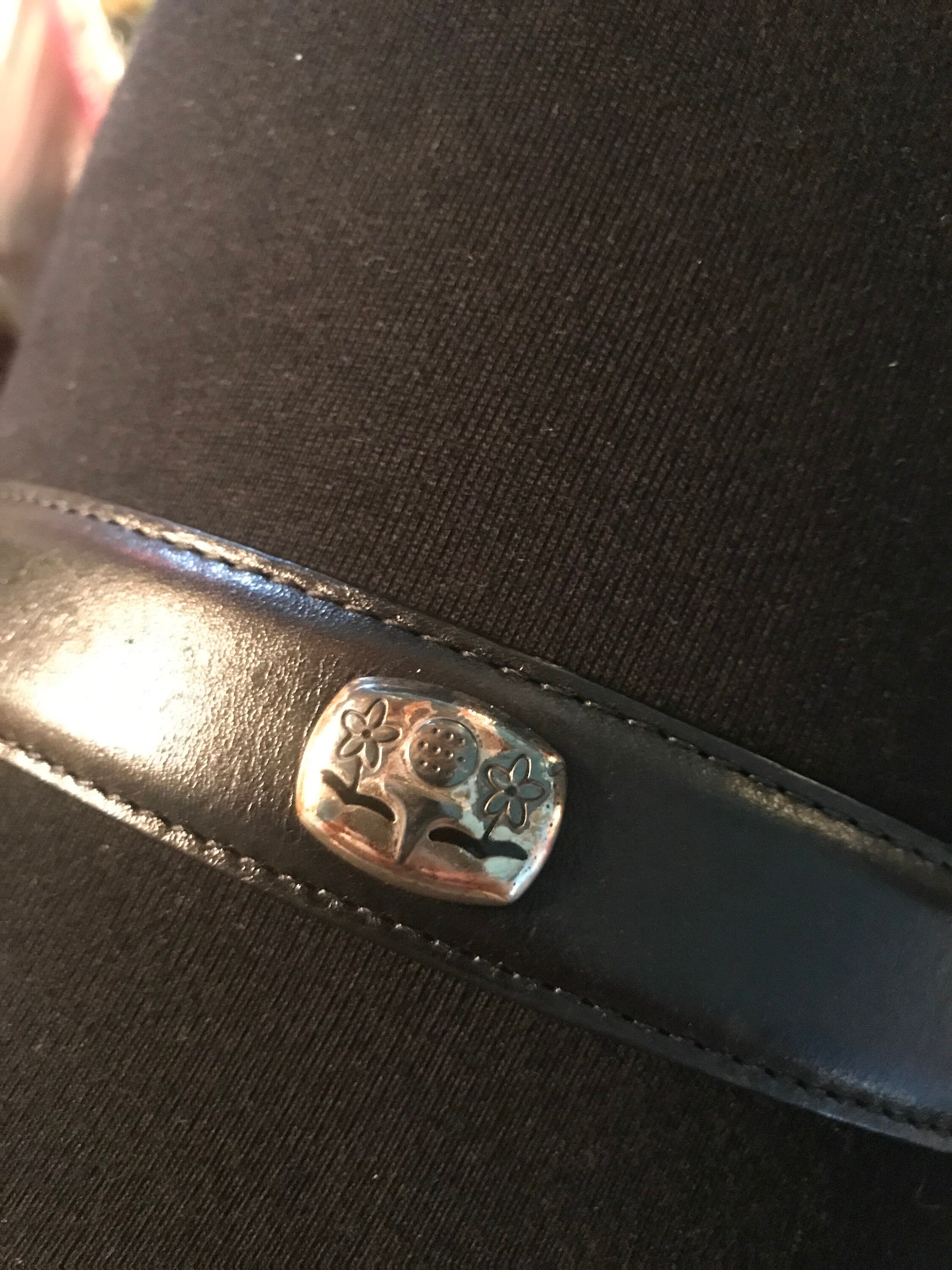 Vintage Brighton Black Leather Belt. Golf Black Leather Belt. Etsy