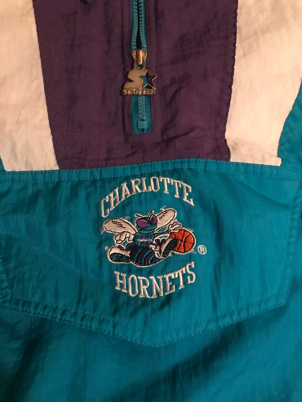 Vintage Charlotte Hornets Starter Jacket. Charlotte ...