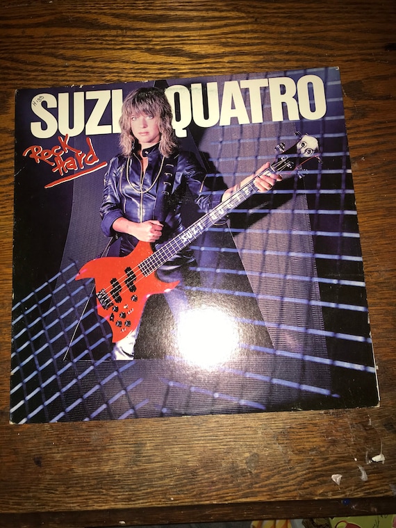 Vintage Suzi Quatro Album. Vintage Record. Rock Hard by Suzi Quatro Album. 1980 Rock Hard Album by Suzi Quatro
