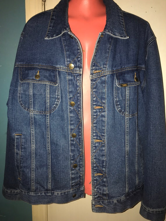 Vintage Lee Jean Jacket. Lee Jean Jacket. Lee Deni