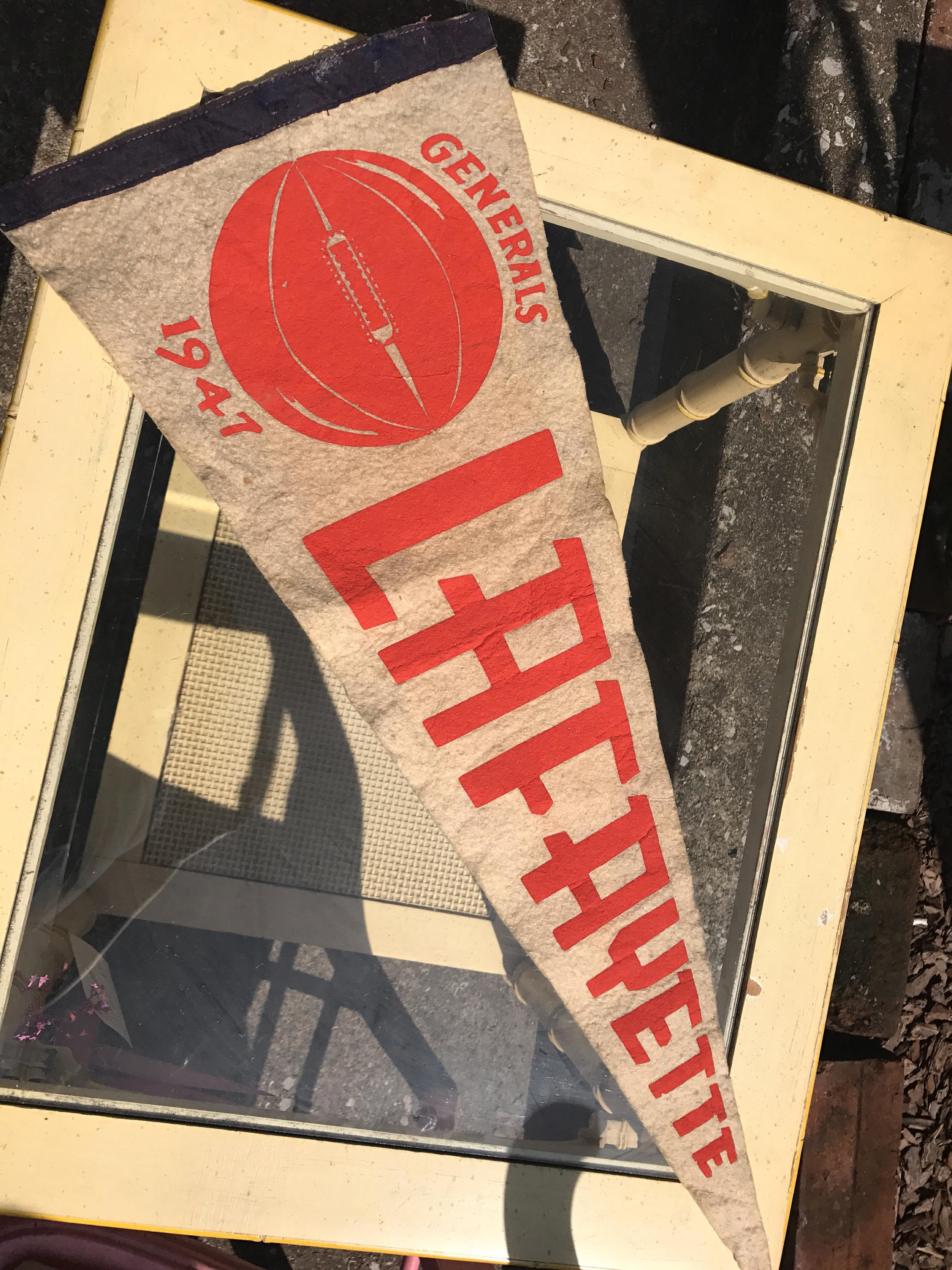 Vintage Pennant. Vintage Kentucky High School Pennant. Lafayette High