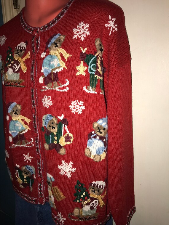 Ugly Christmas Sweater. Vintage Deadstock Ugly Ch… - image 3