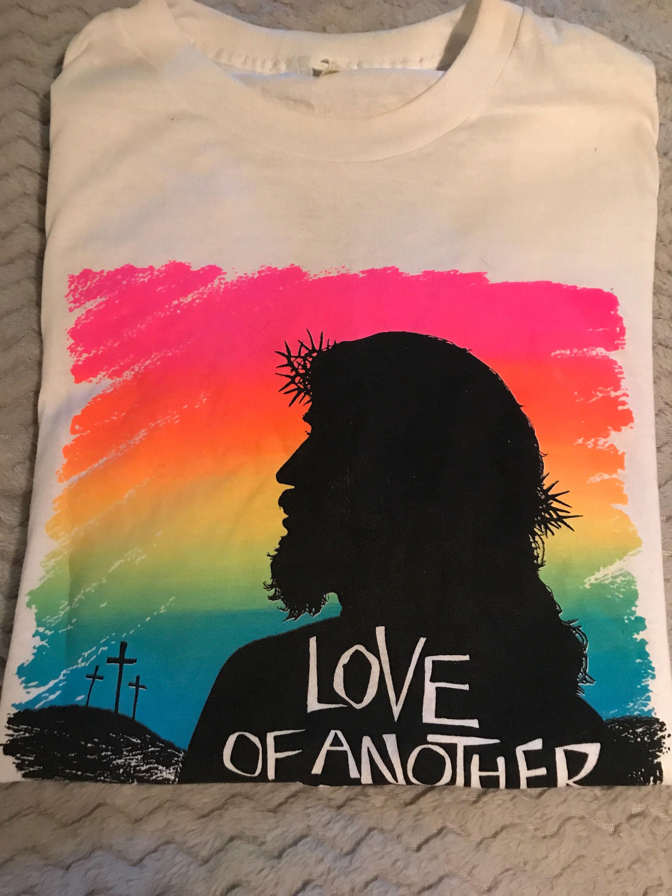 Vintage Jesus Tshirt. Jesus Shirt. Vintage Religious Shirt. Jesus Tshirt.