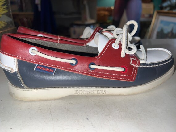Vintage Sebago Docksiders Shoes. Sebago Multi-Col… - image 2