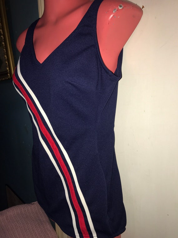 Vintage 1960’s Robby Len Swimsuit. Vintage Red, W… - image 3