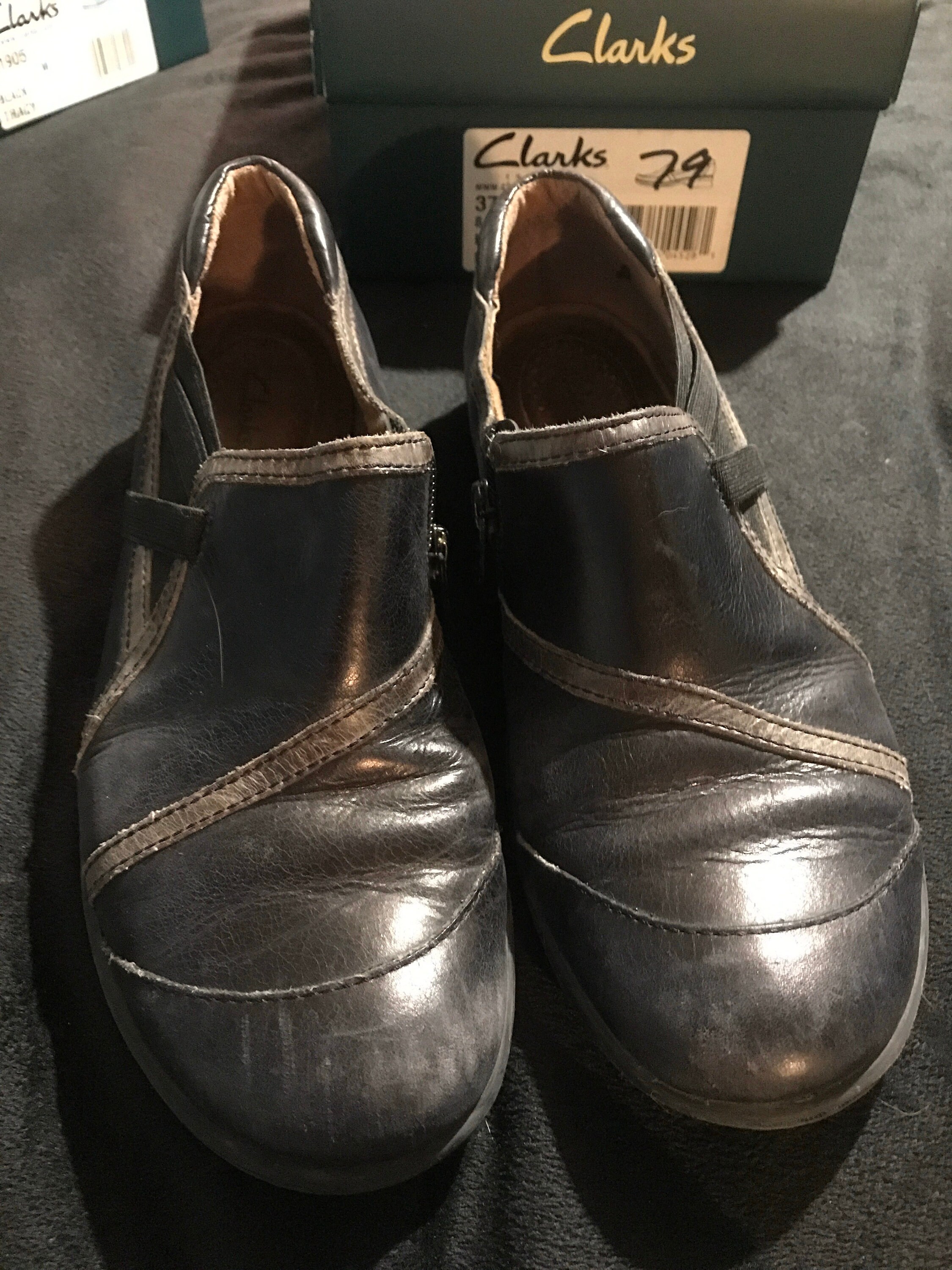 Vintage Black Clarks. Black Leather Clarks. Womens Shoes Vintage Black Clarks. Black Leather Clarks. Womens Shoes