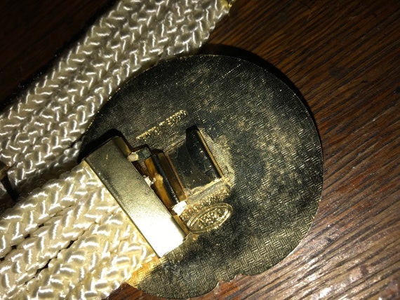 Vintage Cloisonné Belt Buckle Rope Belt. Cloisonn… - image 6