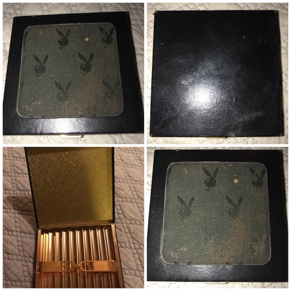 Vintage Playboy Bunny Signed Cigarette Case. Playb